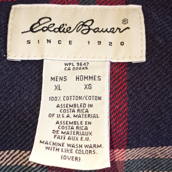 Eddie Bauer flannel shirt jacket - Picture 11 of 11